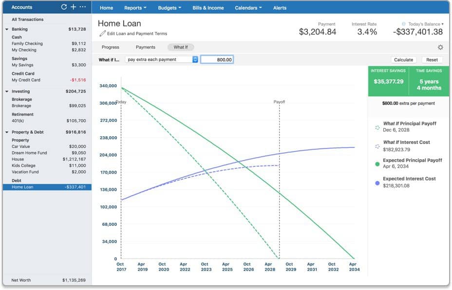 quicken for mac and investment reports